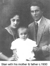 Stan with his mother and father c.1930