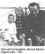 Stan with his daughters, Mona and Marsha